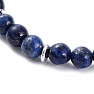 Lapis lazuli bracelet with skull