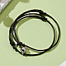 Bracelets for couples Magnet black string