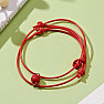 Bracelets for couples Magnet red string