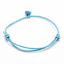 Bracelets for couples Magnet turquoise cord