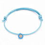 Bracelets for couples Magnet turquoise cord