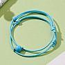 Bracelets for couples Magnet turquoise cord