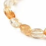 Citrine children's bracelet made of tumbled stones