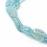 Aquamarine children's bracelet made of tumbled stones