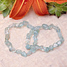 Aquamarine children's bracelet made of tumbled stones