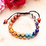 Double chakra crystal bracelet with Shamballa clasp