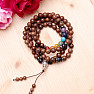 Wrap chakra bracelet made of wooden beads in Tibetan style variant 1