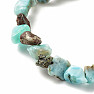 Larimar children's bracelet made of tumbled stones