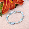 Larimar children's bracelet made of tumbled stones