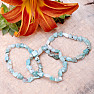 Larimar children's bracelet made of tumbled stones