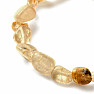 Apatite yellow children's bracelet made of tumbled stones