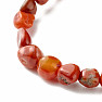 Jasper red children's bracelet made of tumbled stones