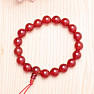 Carnelian Buddha bracelet 10 mm