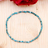 Apatite bracelet with cut beads 3 mm