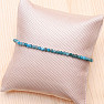 Apatite bracelet with cut beads 3 mm