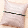 Turquoise African bracelet with cut beads 3 mm