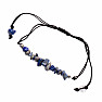 Lapis lazuli bracelet with drawstring