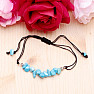 Howlit blue bracelet with drawstring