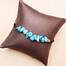 Howlit blue bracelet with drawstring