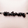 Obsidian bracelet with drawstring