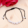 Howlit white bracelet with drawstring