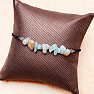 Amazonite bracelet with drawstring