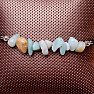 Amazonite bracelet with drawstring