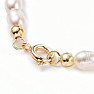 Bracelet made of white pearls 19.5 cm