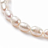 Bracelet made of white pearls 19.5 cm