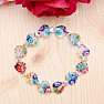 Millefiori Heart Bracelet Multicolor