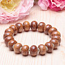 Luxury bracelet made of sandalwood roundels