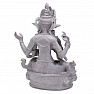 Buddha of compassion Chenrezig statuette gray