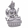 Buddha of compassion Chenrezig statuette gray