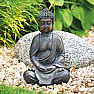 Buddha meditating Japanese statuette brown 30 cm