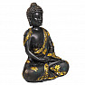 Buddha meditating golden antique look