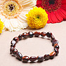 Tiger&#39;s eye red oval bracelet