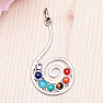 Chakra pendant Koru spiral