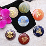 Chakra stone set with Celtic symbols