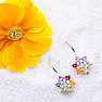 Chakra earrings Anemone Ag 925