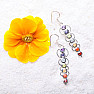 Chakra earrings Fountains of Joy Ag 925