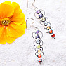 Chakra earrings Fountains of Joy Ag 925