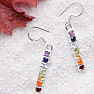 Chakra earrings short silver Ag 925