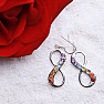 Chakra earrings Infinity silver Ag 925