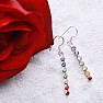 Chakra earrings long silver Ag 925