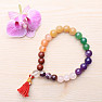 Chakra beaded strength bracelet