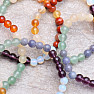 Girl&#39;s bracelet of 7 semi-precious stones