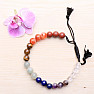 Chakra beaded bracelet Shamballa style