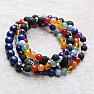 Luxury chakra bracelet wrap made of precious stones