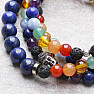 Luxury chakra bracelet wrap made of precious stones