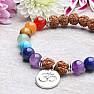 Rudraksha Chakra Bracelet with Om Pendant